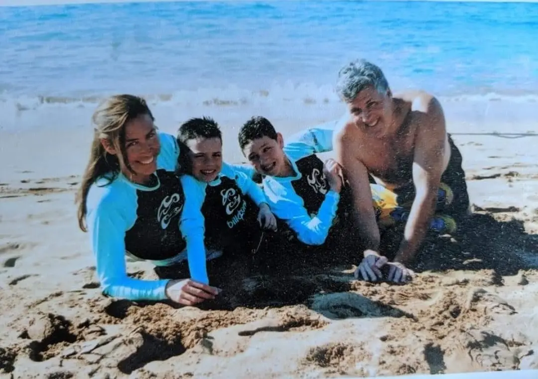 Digging clams on the beach