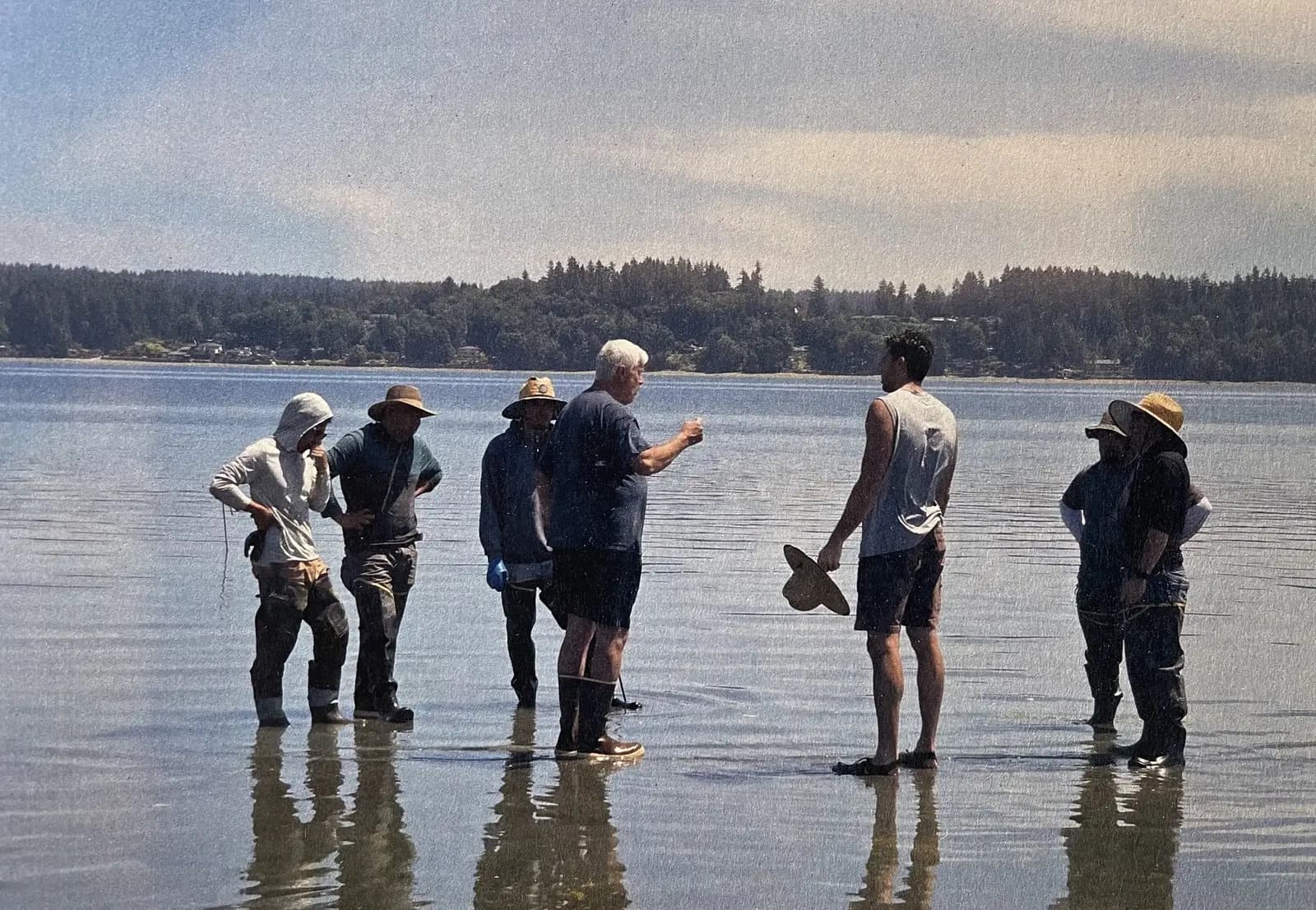 Out on the tideflats at low water