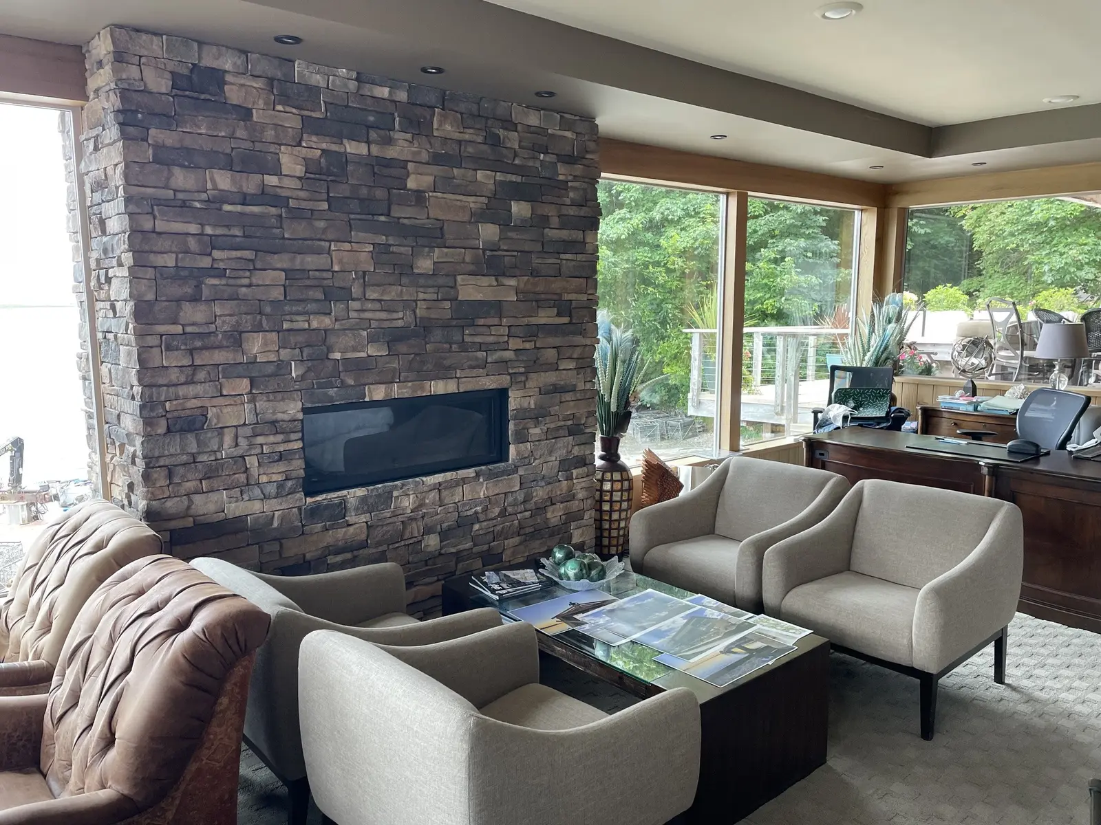 The lounge at the plant