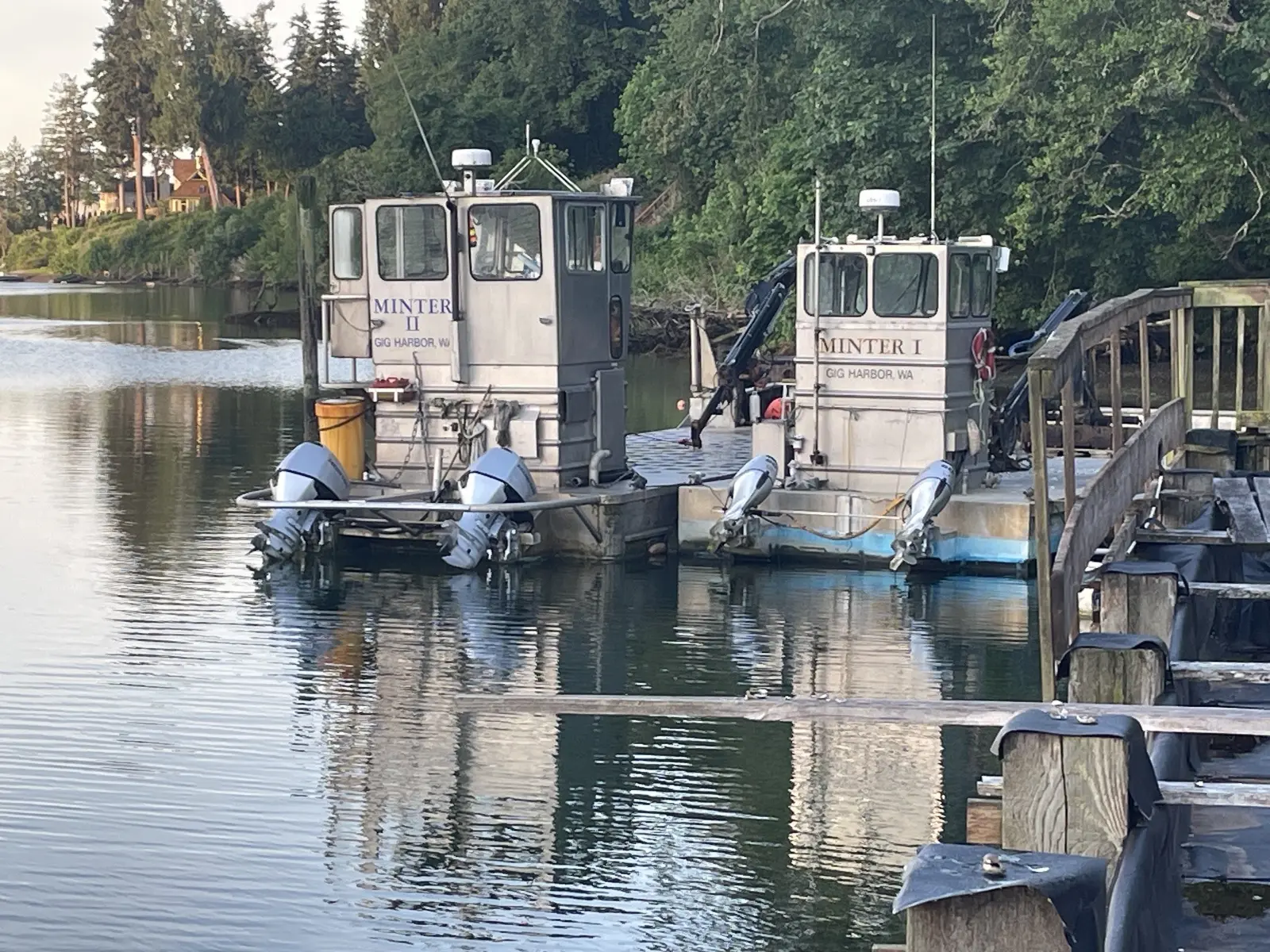 Minter I and Minter II tied up